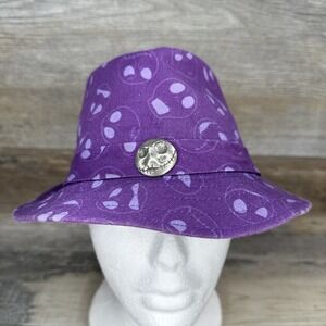 Disney Parks Fedora Hat Jack Skellington Nightmare before Christmas Purple Adult